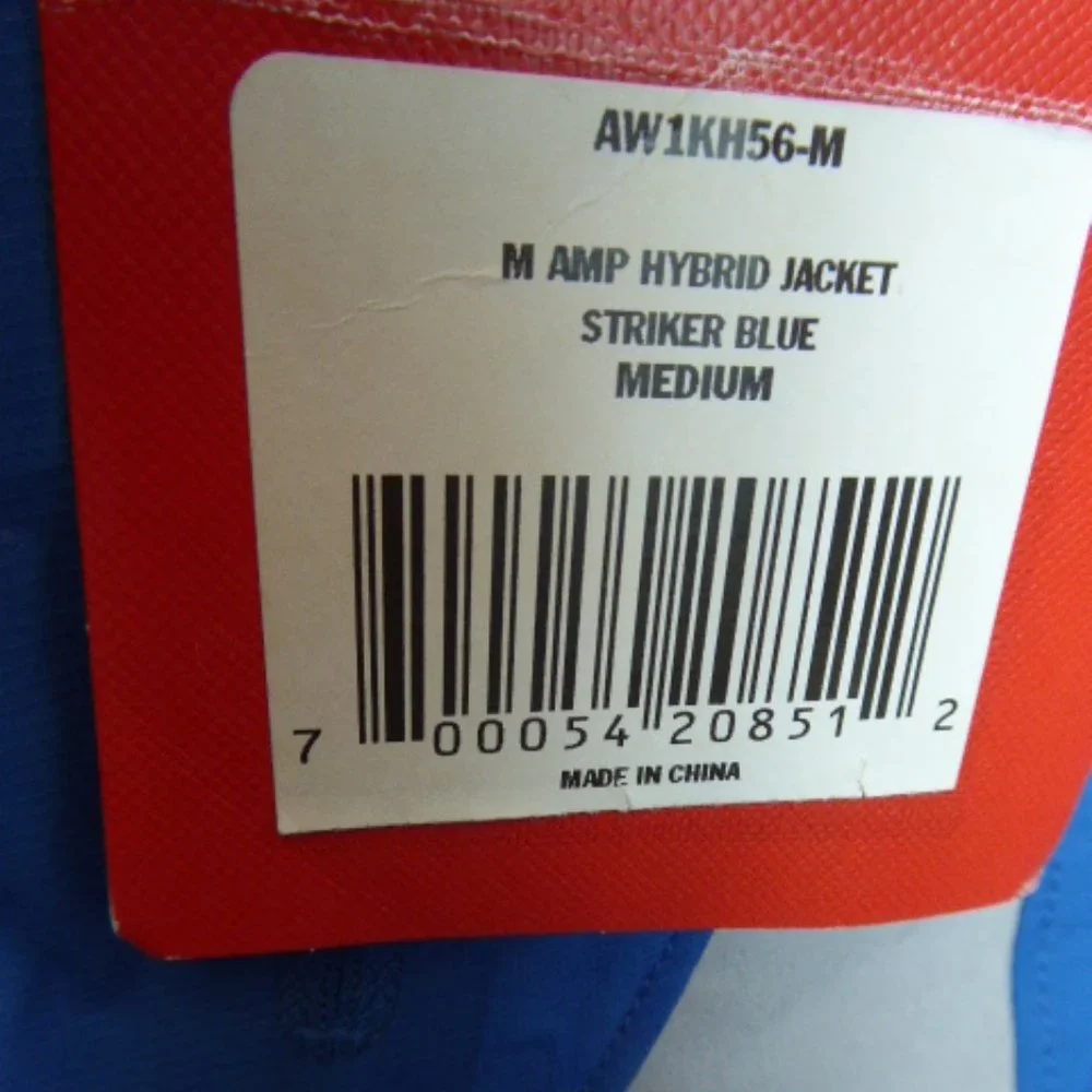 NWT THE NORTH FACE blue gray AMP HYBRID JACKET M